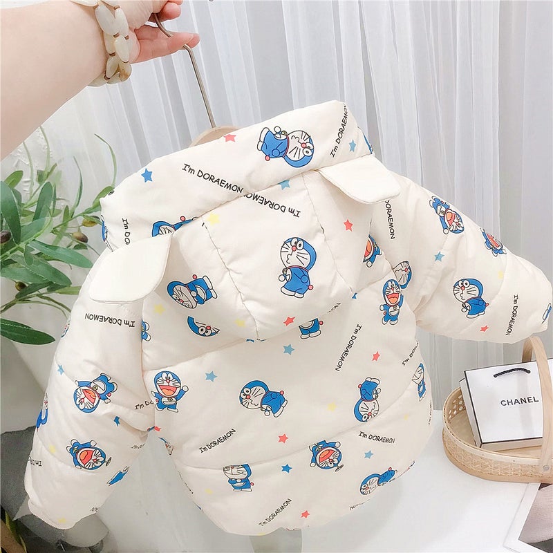 Children'S Cotton-Padded Clothes Winter Baby Thickeneded Cotton-Padded Clothes, Stylish Boys' Velvet Jackets, Fashionable Kidsren'S Clothing - Image 2