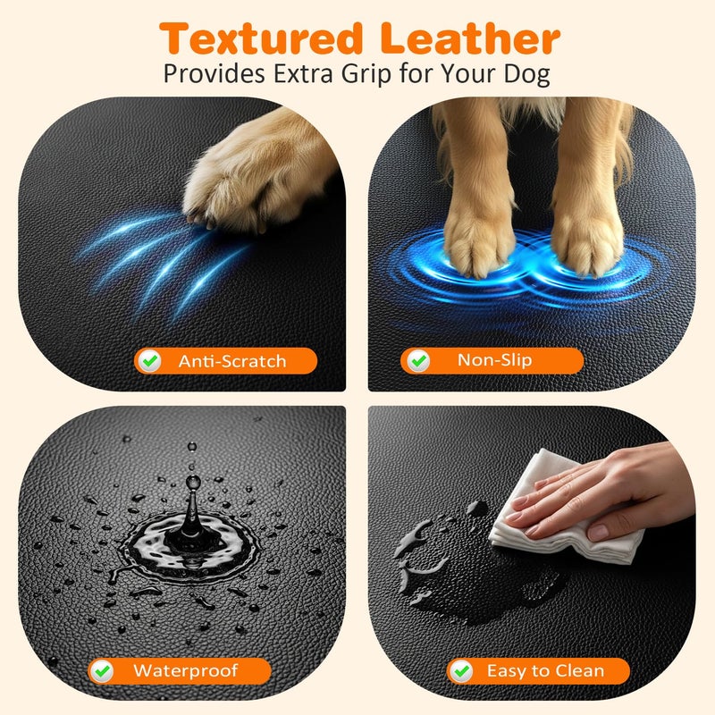 URPOWER Dog Car Seat Cover for Pets 100% Waterproof Seat Cover Hammock 600D Heavy Duty Scratch Proof Nonslip Durable Soft Back Seat Covers for Cars Trucks and SUVs - Image 3