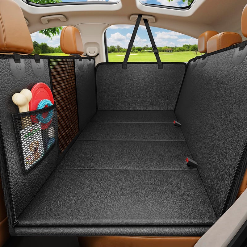 URPOWER Dog Car Seat Cover for Pets 100% Waterproof Seat Cover Hammock 600D Heavy Duty Scratch Proof Nonslip Durable Soft Back Seat Covers for Cars Trucks and SUVs - Image 1