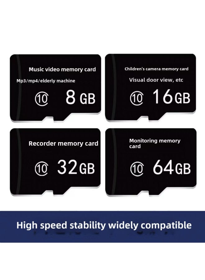 بطاقة ذاكرة 8 جيجا بايت للبيع بالجملة من المصنع، بطاقة مراقبة TF بسعة 16 جيجا بايت، كاميرا 32 جيجا بايت، مسجل قيادة 64 جيجا بايت، آلة ألعاب 128 جيجا بايت - السعة: 8 جيجا بايت - Image 3