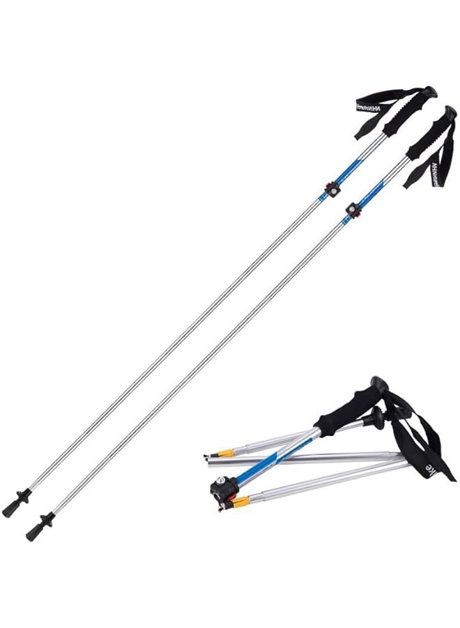 Naturehike 5 Node Outer Locked Folding Trekking Pole Blue 65 135 - Image 3