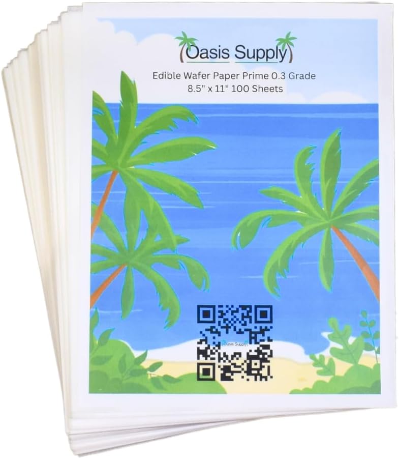 Oasis Supply Edible Wafer Paper - 100 Sheets - Image 3