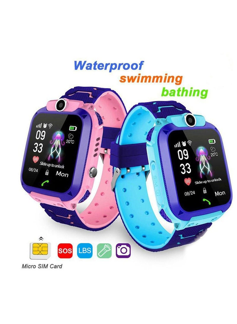 Generic - Smart Watch For Kids Student Waterproof  Blue - Image 1