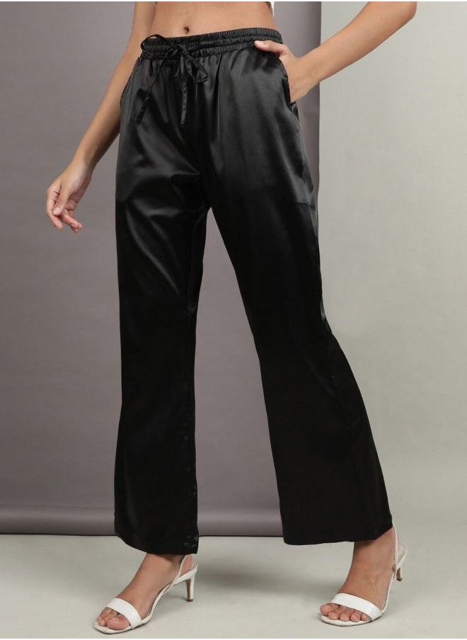 Freehand Women Flared Solid High-Rise  Pants  - Image 4