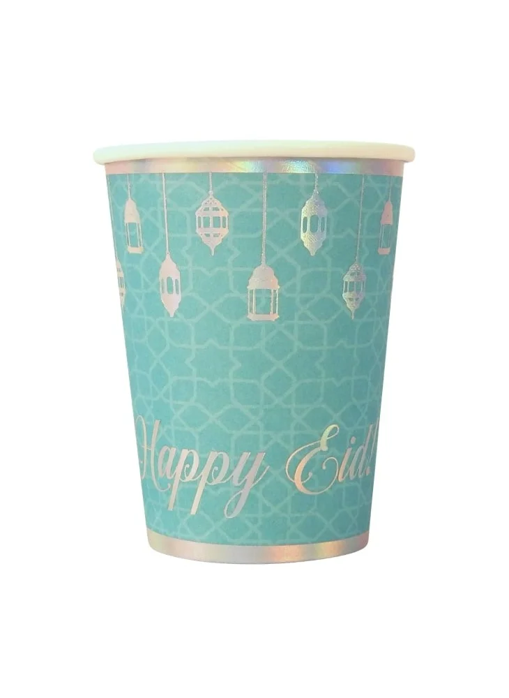 Peacock Supplies Peacock Supplies 10 Pack Happy Eid Disposable Party Cups - Festive Tableware