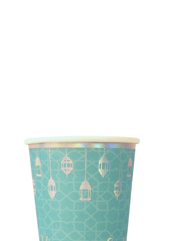 Peacock Supplies Peacock Supplies 10 Pack Happy Eid Disposable Party Cups - Festive Tableware
