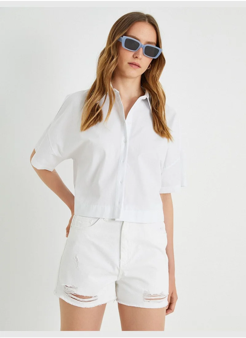 كوتون Cotton Shirt Short Sleeve