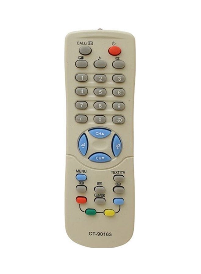 Zaboon Remote Control For Toshiba Tv Beige