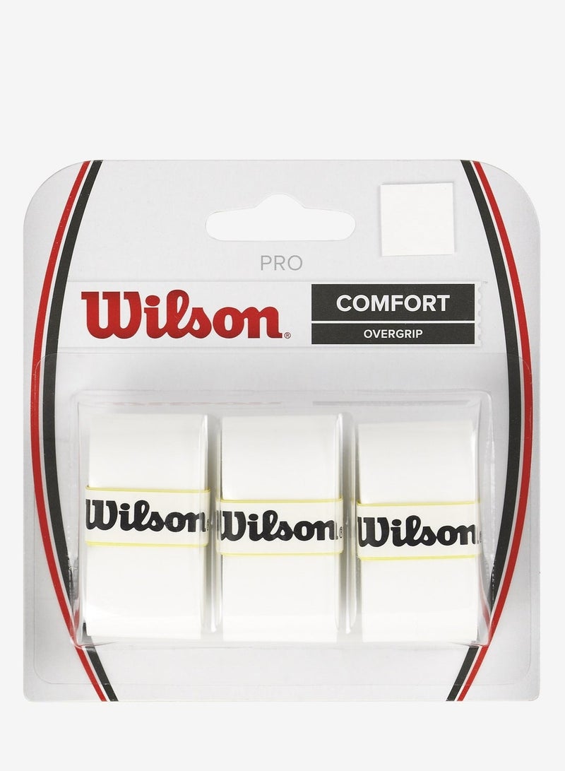 Wilson Wilson 3 Overgrips Pro Comfort - White - Image 1