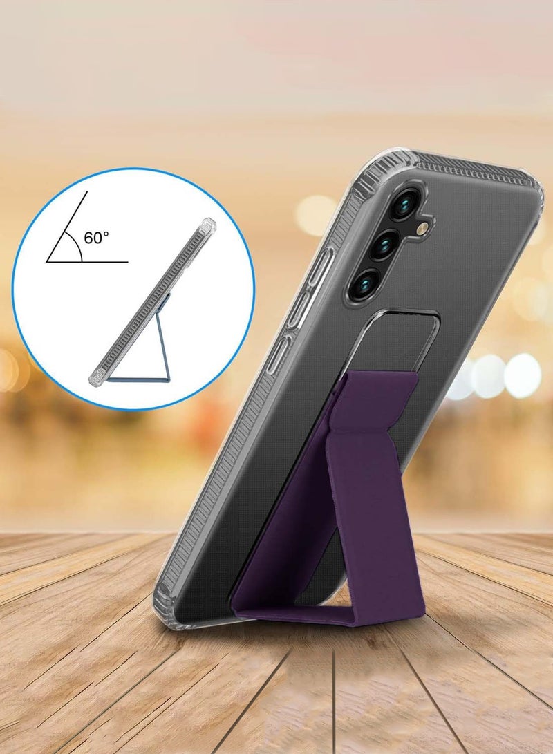 Wtech Samsung Galaxy A36 5G 2025 / Samsung Galaxy A56 5G 2025 TPU Hand Grip Air Pillow Case Cover - Eggplant Purple - Image 2