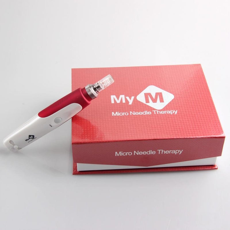 Kostech Derma Pen roller vibrating 12 needles Derma Pen  Mesopen Anti Aging  Skin Facial Care  Skin Rejuvenation - Image 1