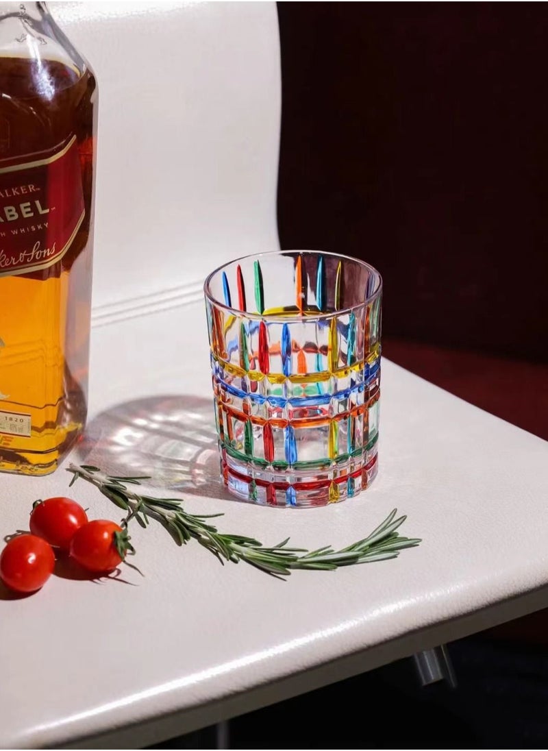 Royal Polar Hand painted line crystal glass whiskey glass juice glass  - Image 3