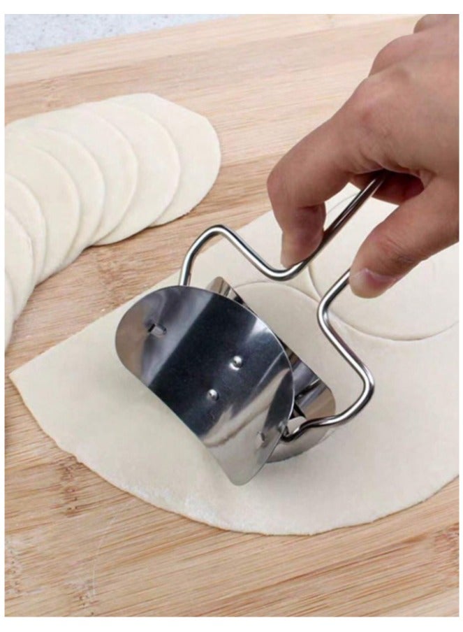 Stainless Steel Dumpling Maker Dough Cutter Silver  - Image 2