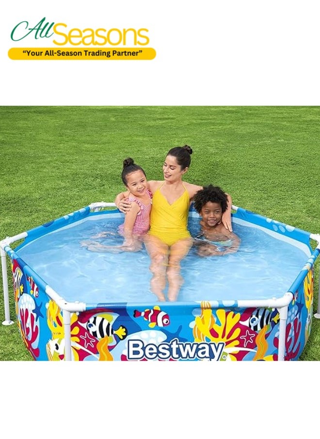 Bestway Bestway portable swimming pool - Steel Pro Max Pool Set 1.83M - kids swimming pool - swimming pool for garden - swimming pool for home - garden decor  - Image 2