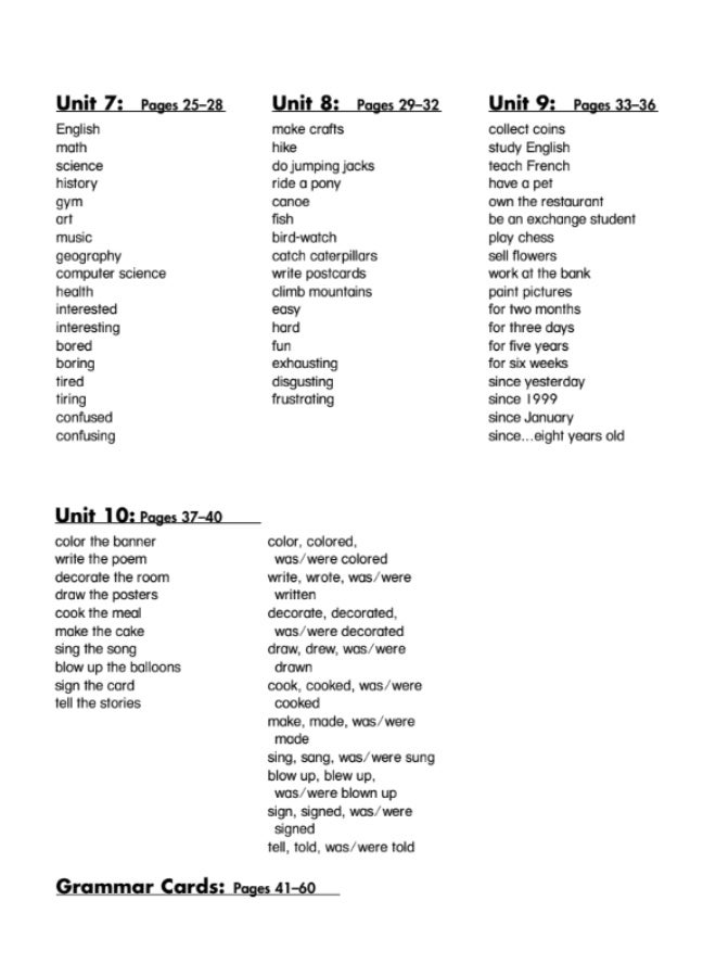 Oxford English Time  - American English course for primary students - level 6_Flashcards - Image 3