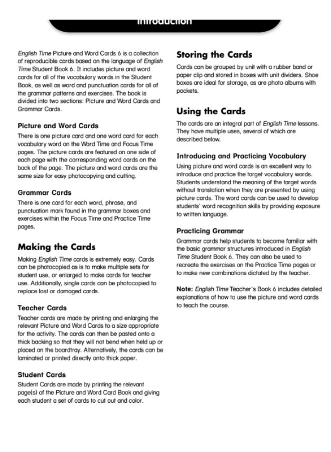 Oxford English Time  - American English course for primary students - level 6_Flashcards - Image 4