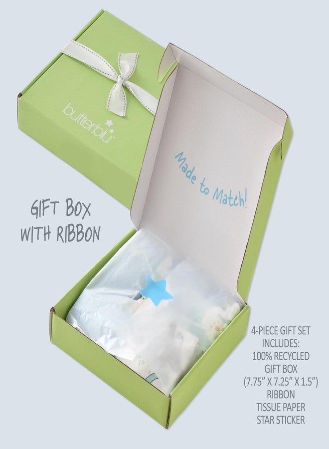Butterblu Take Me Home 4-Piece Baby Gift Set 100% Organic Cotton in Box - Image 3