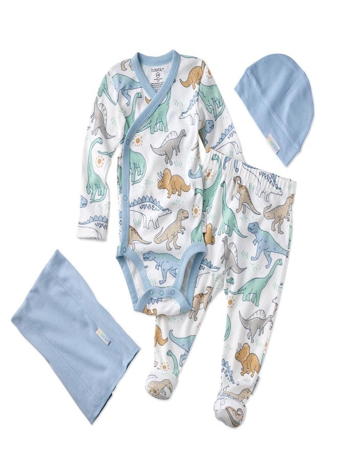 Butterblu Take Me Home 4-Piece Baby Gift Set 100% Organic Cotton in Box - Image 1