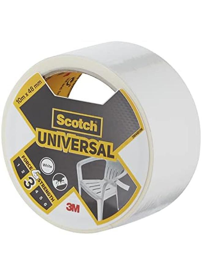 Scotch  Universal Duct Tape 10M X 48Mm 1 Roll Pack White Color For General Purpose Holds Quickly And Reliably For Everyday Repairs And Projects - Image 3