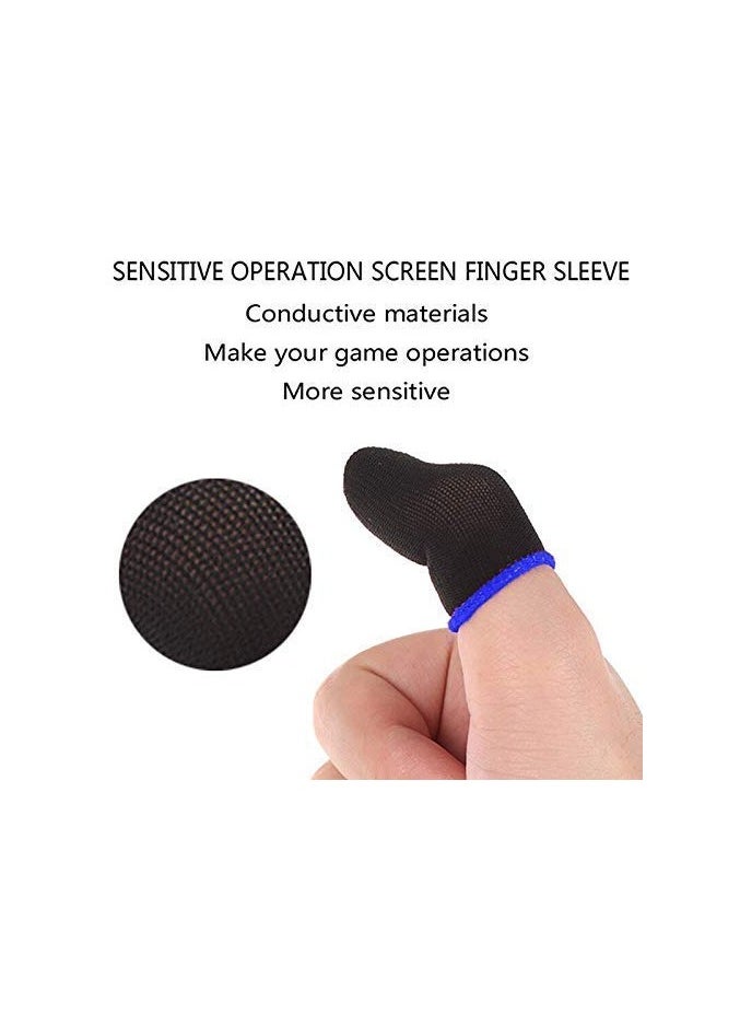Generic - 2Pcs Premium Finger Cover and 2pcs Mobile Game Trigger Controller PUBG Trigger Mobile Game Triggers Cell Phone Game Controller - Image 1