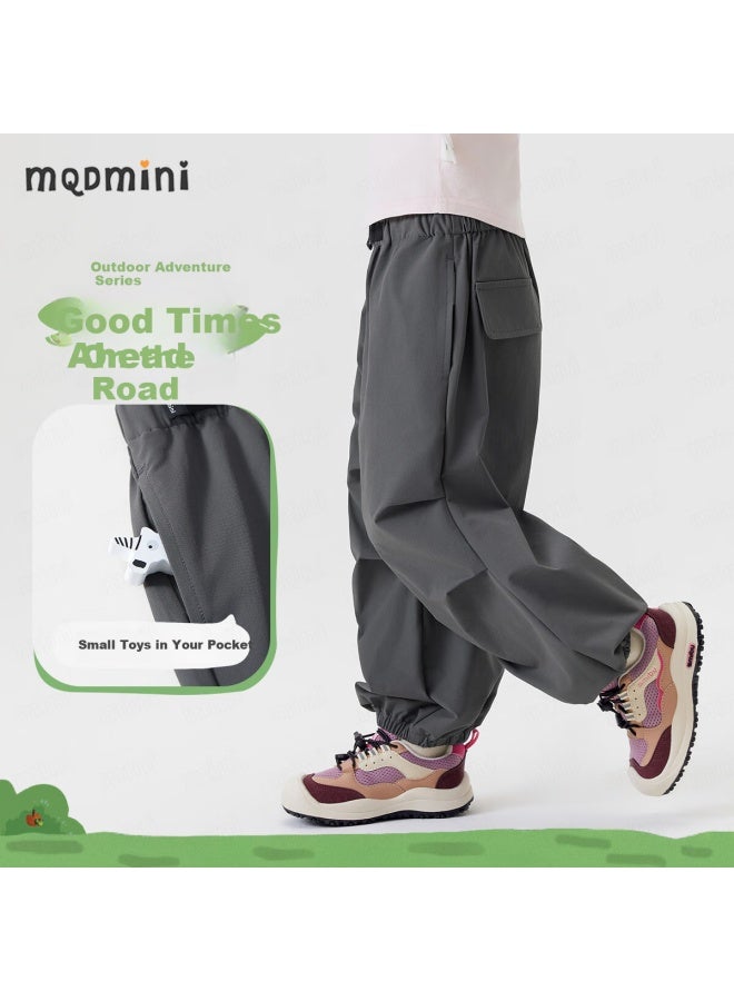 Mqdmini Kids' Casual Pants Boys Girls Children'S Sports Trousers Simple Paratrooper Pants - Image 2