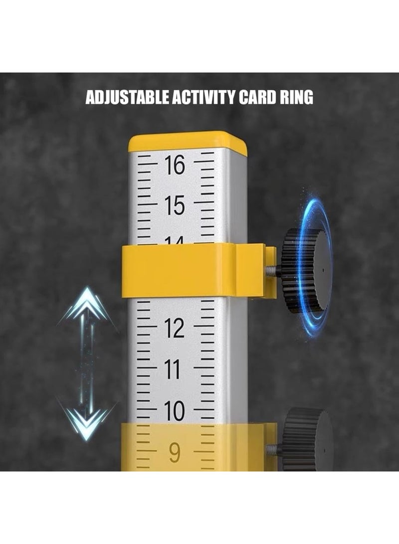 Cobest Lay Floor Tile Special Ruler, 2 Pcs Bricklayer Graduated Scale with Double-Sided Clear Scale, Tiling Horizontal Leveling Positioning Ruler, Isometric Ruler for Accurate and Consistent Tile Placement - Image 4