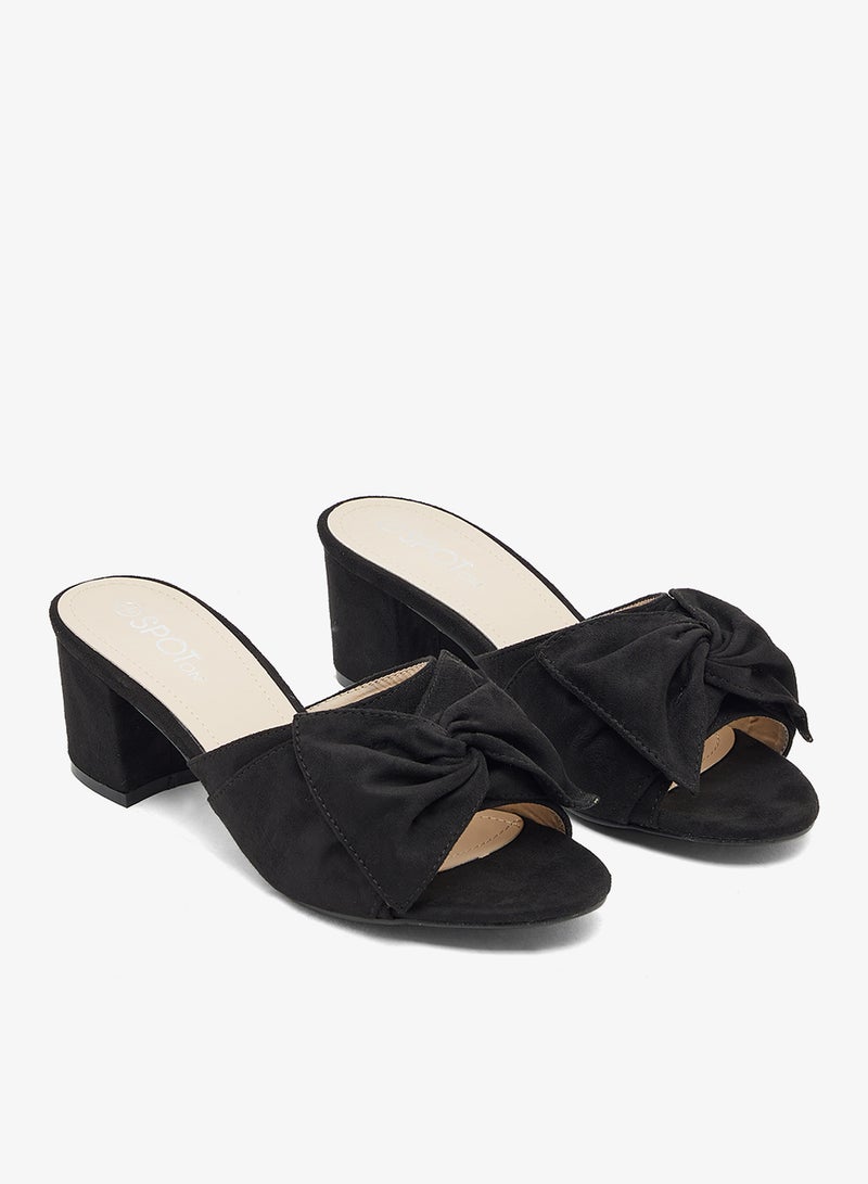 سبوت أون صندل بكعب متوسط - Image 4