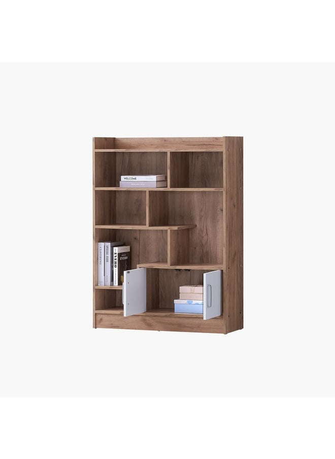 Home Box Alford Elora 2-Door Book Case with Shelf 120 x 90 x 29.5 cm  - Image 3