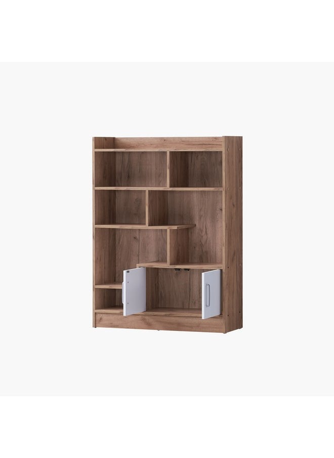 Home Box Alford Elora 2-Door Book Case with Shelf 120 x 90 x 29.5 cm  - Image 4