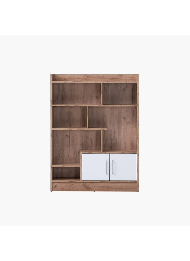 Home Box Alford Elora 2-Door Book Case with Shelf 120 x 90 x 29.5 cm  - Image 5