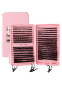 Thick false eyelashes 30D+40D+50D single cluster hair 8-18mm, 640 clusters large capacity eyelash book, curled thick mixed false eyelashes, including tweezers and brush - pzsku/ZC828E06F748351E4F6EBZ/45/_/1731661492/982b2f43-fb65-4395-ad6d-3e3995b2e160