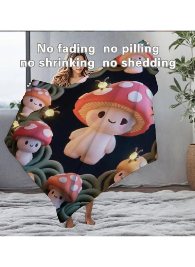 عام بطانية رقيقة من الفانيلا الكرتونية للأطفال والرضع (دافئة ومريحة، ومناسبة للنوم والألعاب) 70 سم * 100 سم - Image 1