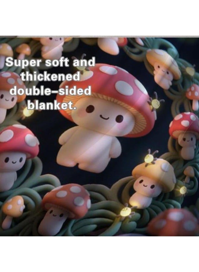 عام بطانية رقيقة من الفانيلا الكرتونية للأطفال والرضع (دافئة ومريحة، ومناسبة للنوم والألعاب) 70 سم * 100 سم - Image 4