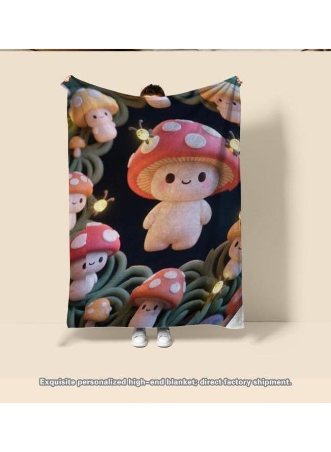 عام بطانية رقيقة من الفانيلا الكرتونية للأطفال والرضع (دافئة ومريحة، ومناسبة للنوم والألعاب) 70 سم * 100 سم - Image 2