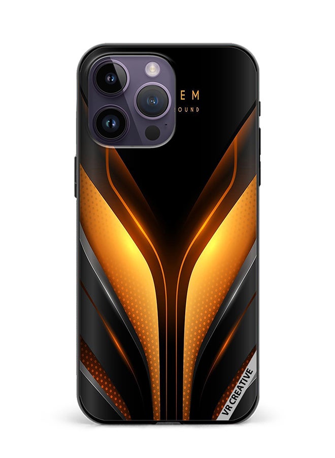 VR CREATIVE Protective Case Cover For Apple iPhone 15 Pro Max Lorem Background Design Multicolour - Image 1