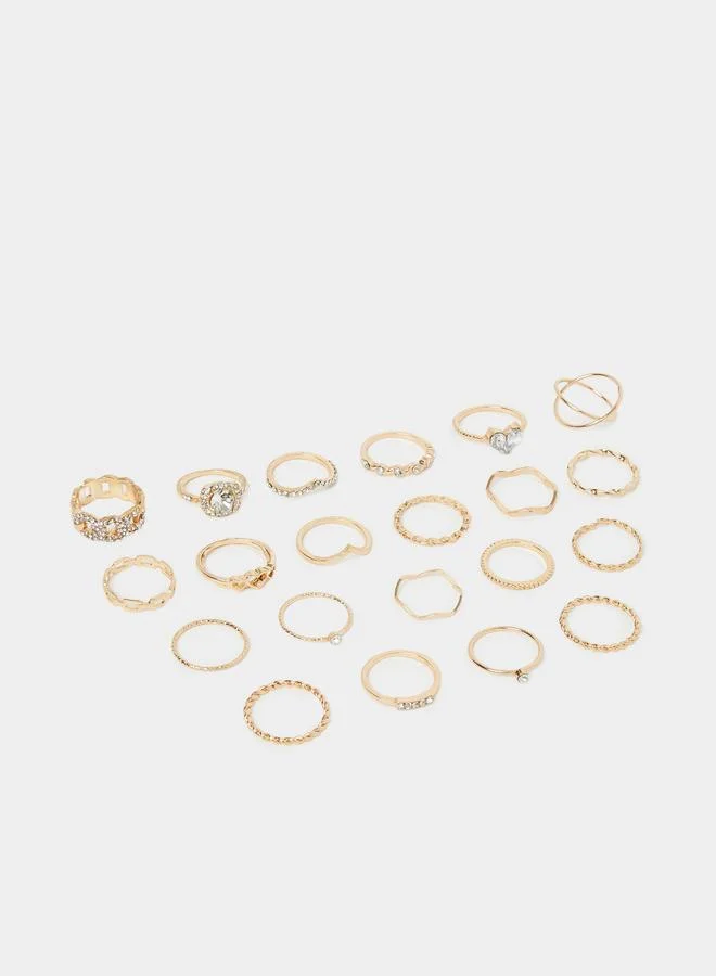 Styli Styli Set of 21 - Multi Design Rings
