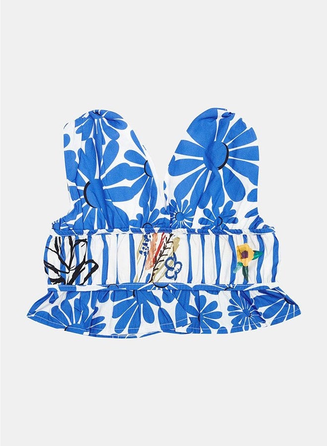 Tyess Girl Patterned Blouse - Image 5