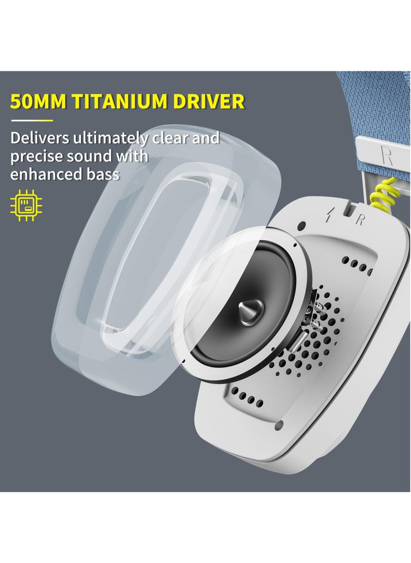 BINNUNE - BINNUNE BW06 2.4GHz Wireless Bluetooth Gaming Headset with Mic for PS5, PS4, PC, Mac, Playstation 4 5 Laptop Computer - Image 1
