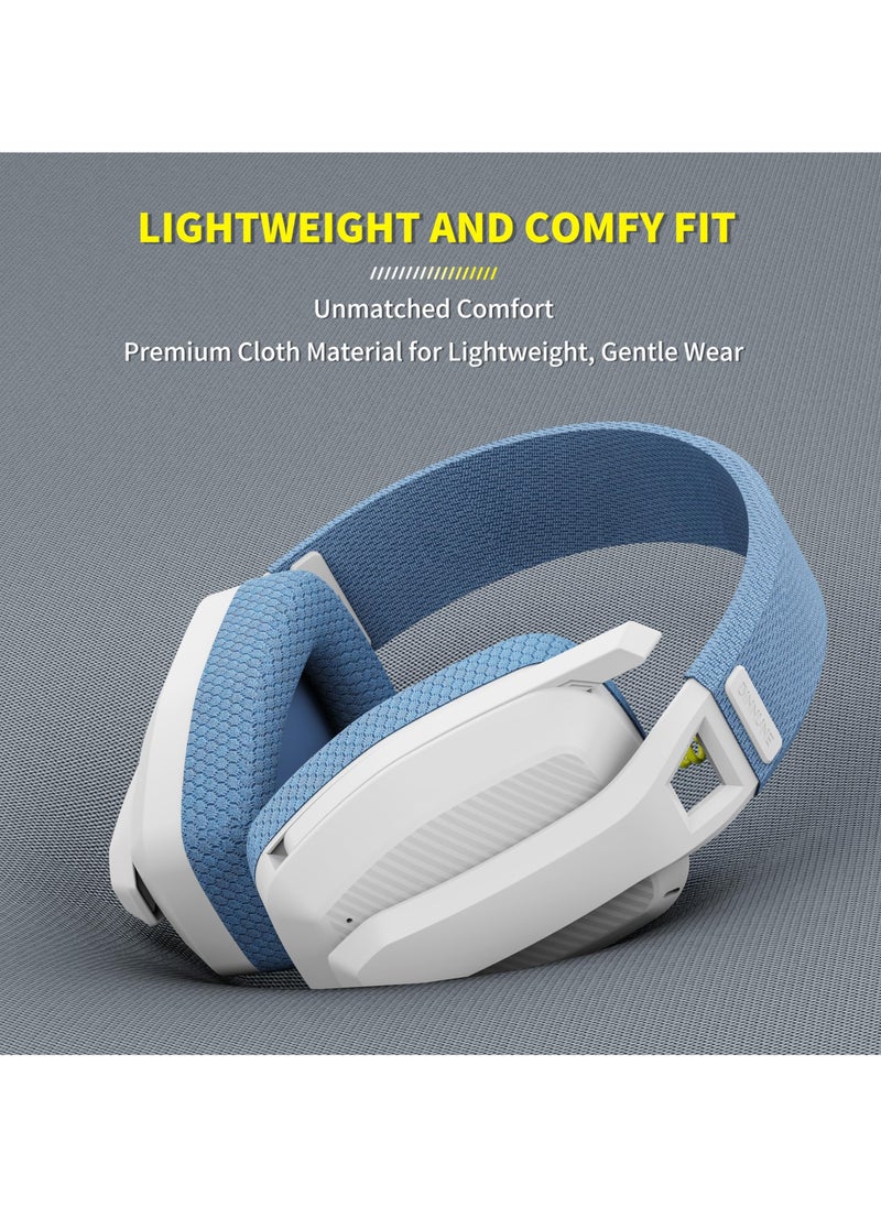 BINNUNE - BINNUNE BW06 2.4GHz Wireless Bluetooth Gaming Headset with Mic for PS5, PS4, PC, Mac, Playstation 4 5 Laptop Computer - Image 1