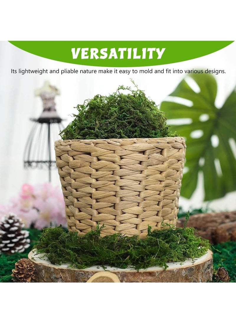 LINGWEI Fake Moss Artificial Fake Moss Grass For Indoor and Outdoor Beutifull Green Decoration Fake Moss For Centerpieces Home Kitchen Garden Decor  - Image 2