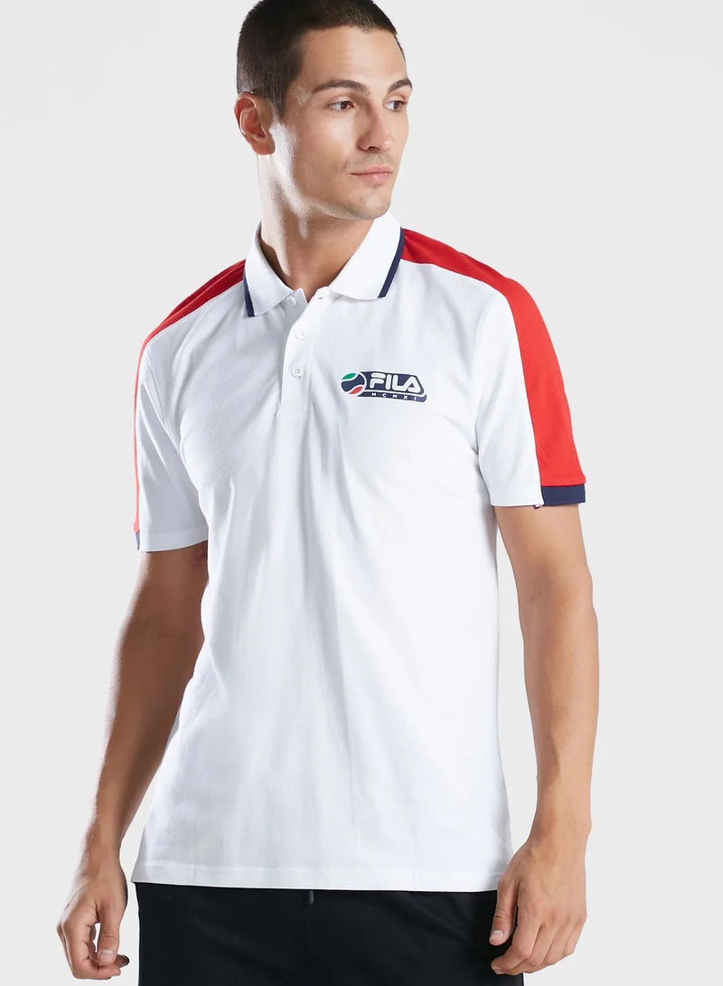 FILA Shoulder Panel Polo