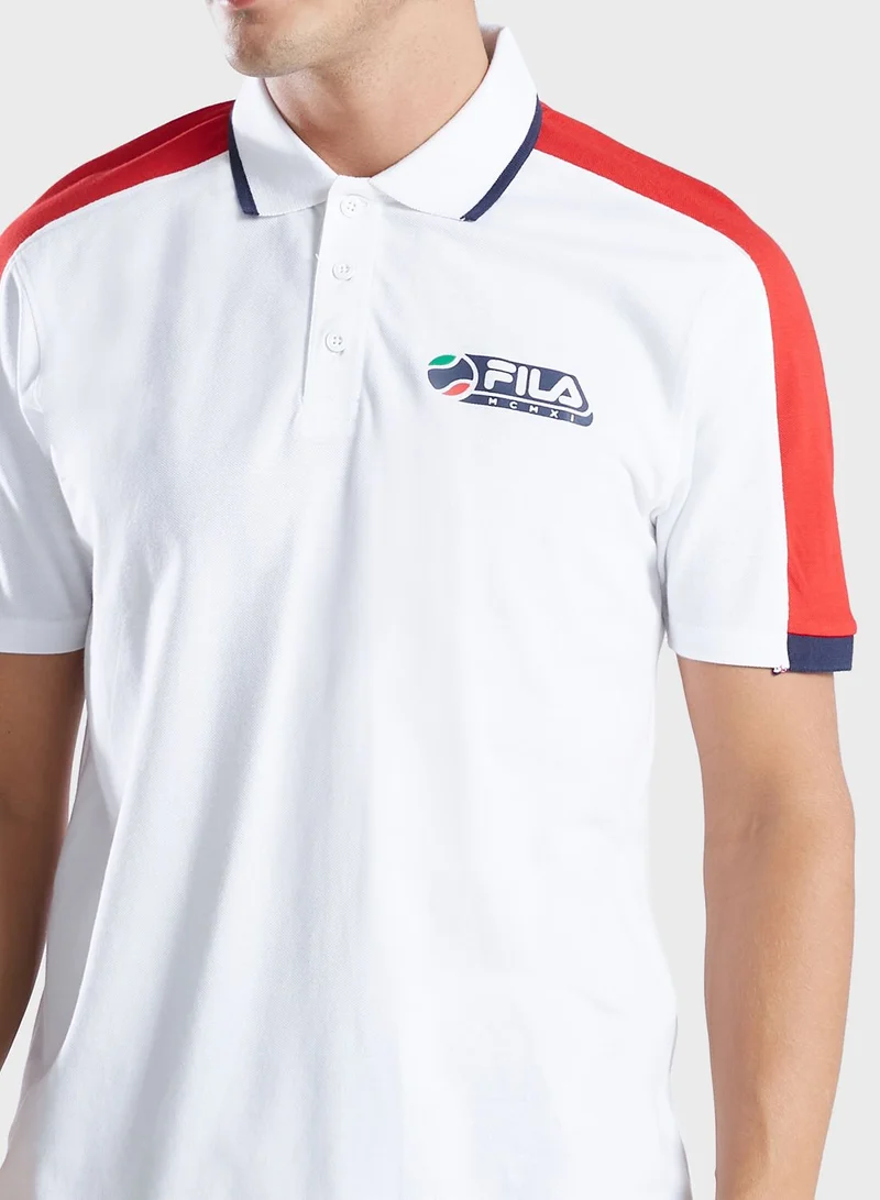 FILA Shoulder Panel Polo