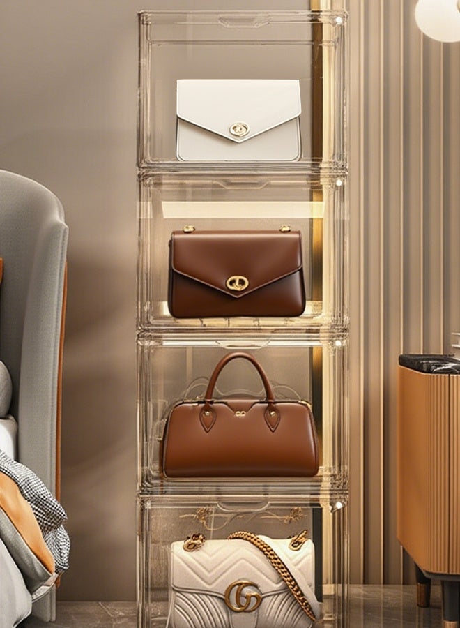 صندوق أحذية صندوق تخزين صندوق أحذية شفاف عرض أحذية حائط خزانة أحذية أداة تخزين أحذية - Image 4