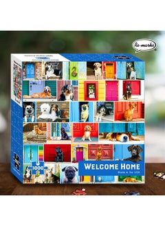 Re-Marks Re-marks Welcome Home Dog-Themed 500-Piece Jigsaw Puzzle for All Ages  - Image 5