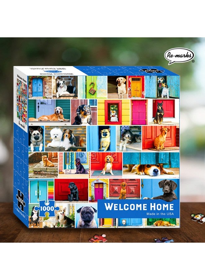 Re-marks Welcome Home Dog-Themed 500-Piece Jigsaw Puzzle for All Ages - Image 5
