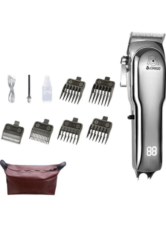 CHIGO Pet Hair Clipper, Dog Electric Trimmer, Grooming Tool, Hair Shaver, Pet Beauty Styling, Cat Hair Clipper F1198 - Image 1