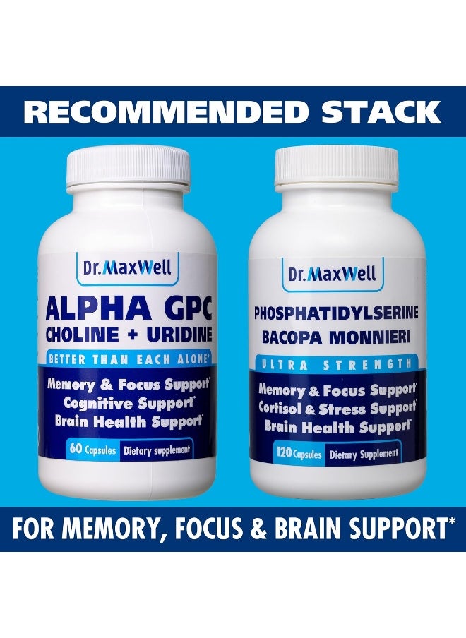 Dr. Maxwell Alpha GPC 600mg + Uridine, a Choline Enhancer  - Image 5