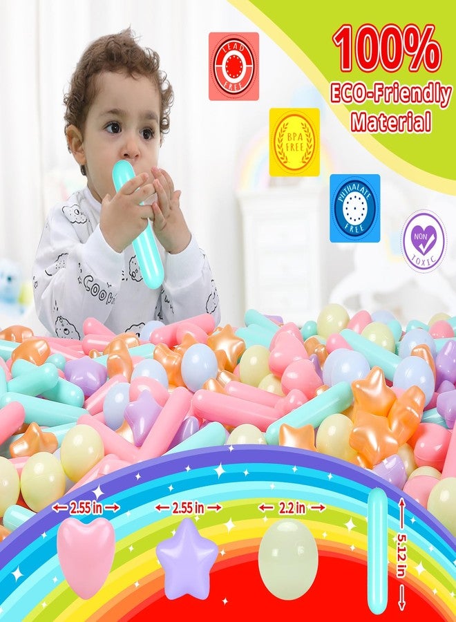 STARBOLO Ball Pool for Babies and Toddlers, 150 Count, Phthalate Free, BPA Free, Crush Proof Plastic - Macaron Ocean Balls Pit Balls, Kids Toys, Ball Pool - Image 3