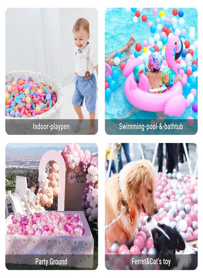 STARBOLO Ball Pool for Babies and Toddlers, 150 Count, Phthalate Free, BPA Free, Crush Proof Plastic - Macaron Ocean Balls Pit Balls, Kids Toys, Ball Pool - Image 4
