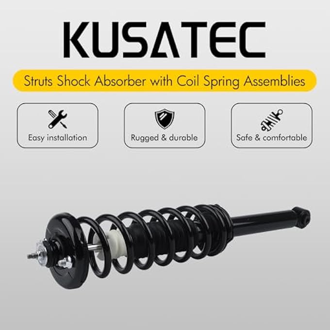 KUSATEC Rear Pair Complete Struts Shock Absorber Fit For 20042008 For Acura Tl 20032007 Honda Accord 171372X2 Struts With Coil Spring Assemblies - Image 3